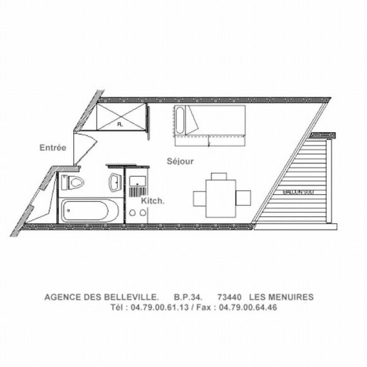 Residence Caron - Studio Lumineux - Depart Et Retour Skis Aux Pieds - Balcon Mae-2734 Сен-Мартен-де-Бельвиль Экстерьер фото